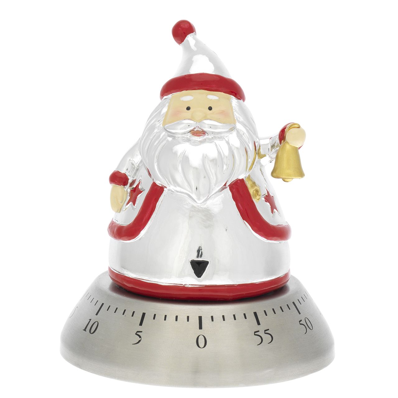 TIMER CON BABBO NATALE ARGENTO/ROSSO